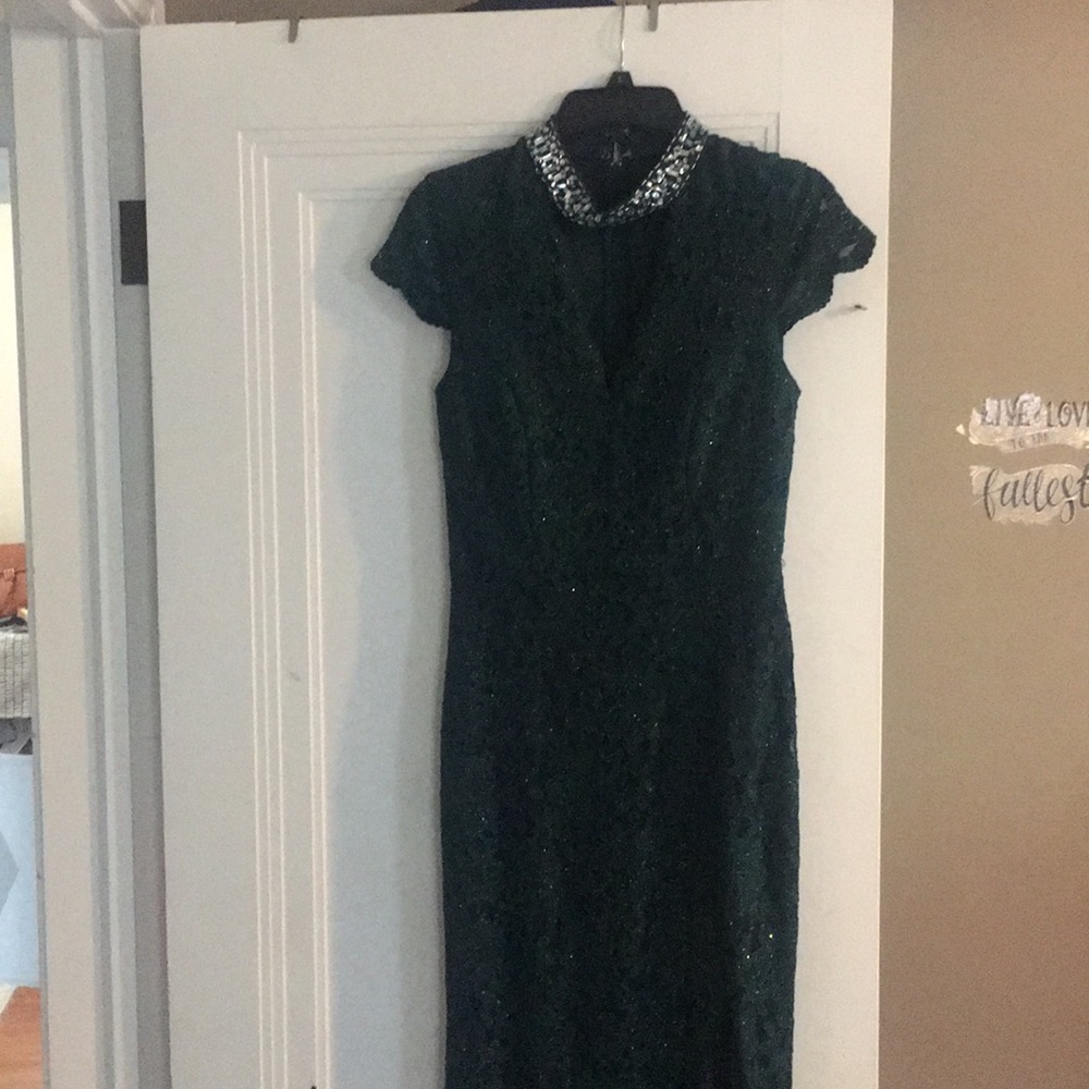 Emerald Green Floor Length Prom/Evening Dress